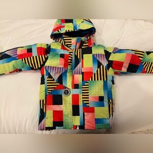 Obermeyer Kids Ski Snowboard Jacket size 5T worn once 80s vibe